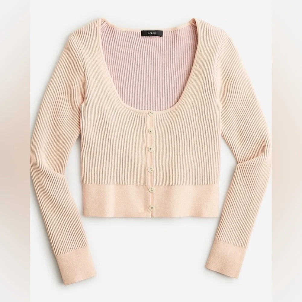 NEW / j.crew Scoopneck stretch cardigan top